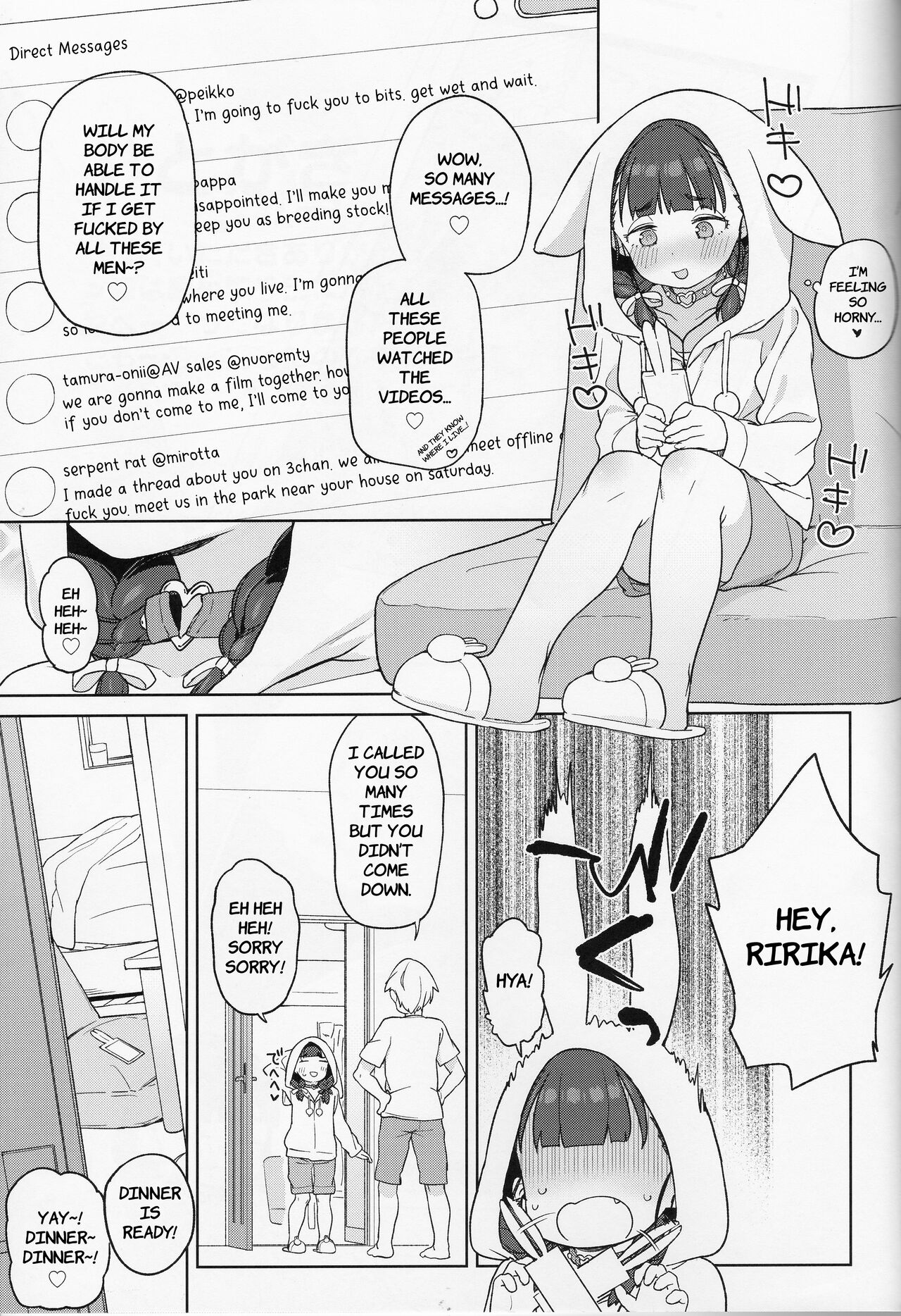 Hentai Manga Comic-Chubby Little Girls Would Rather be Bullied than Loved-Read-22